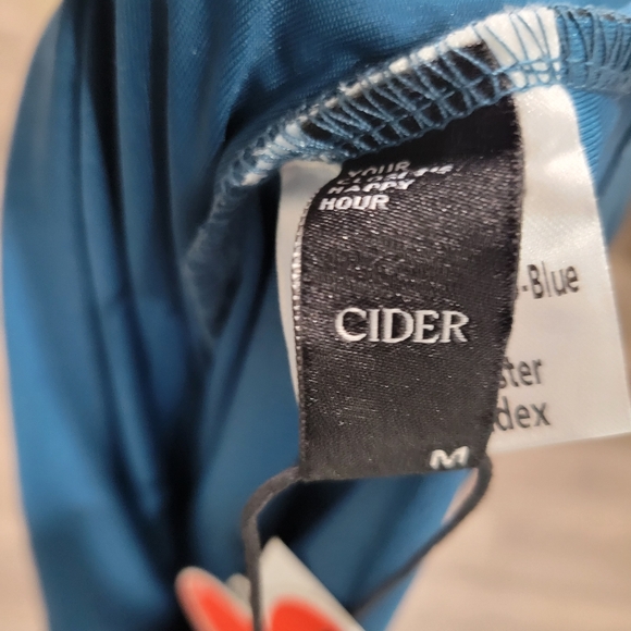 Women's Turquoise Cider Dress - Size Medium - Picture 3 of 5